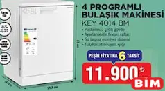 KEYSMART KEY 4014 BM 4 PROGRAMLI BULAŞIK MAKİNESİ fiyat ve kampanya bilgisi